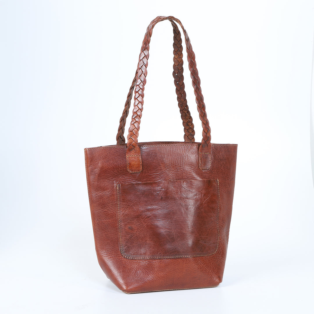 Borsa da donna in pelle Delia marrone
