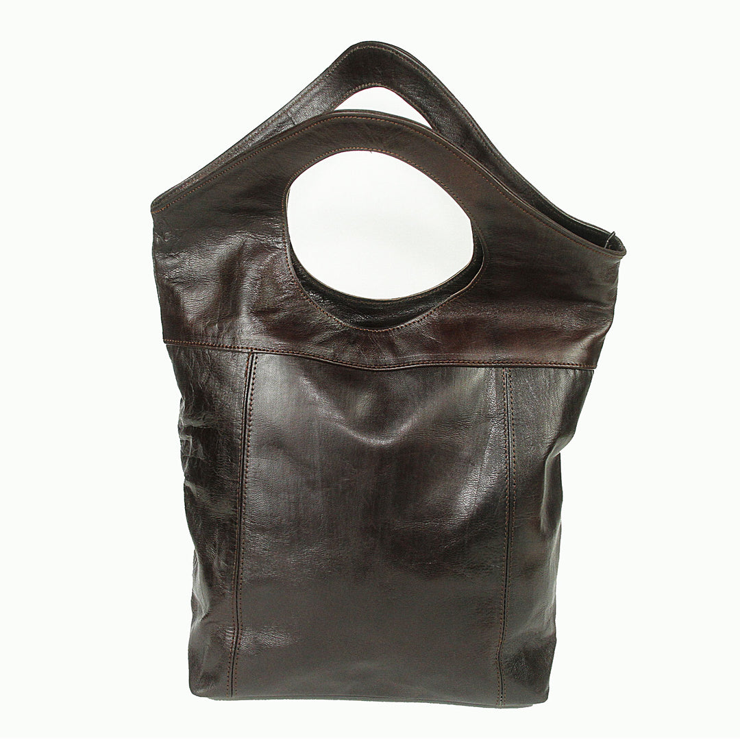 Borsa da donna in pelle con kilim