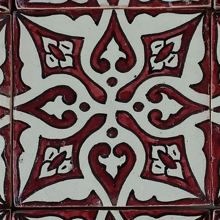 Piastrella dipinta a mano – piastrella in ceramica retrò 10x10 cm