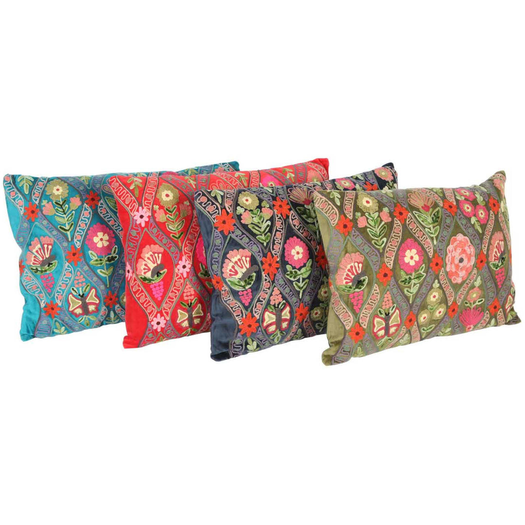 Cuscino decorativo Jolina ricamato