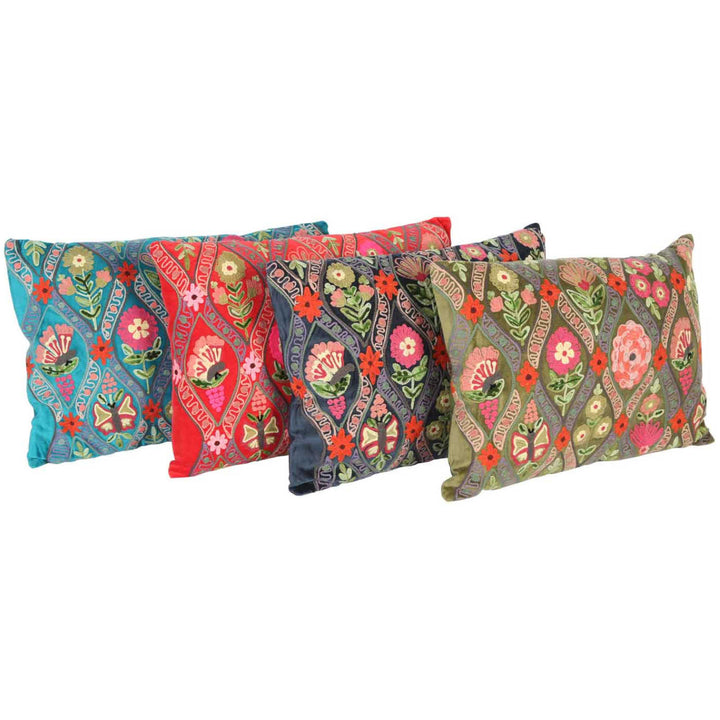 Cuscino decorativo Jolina ricamato