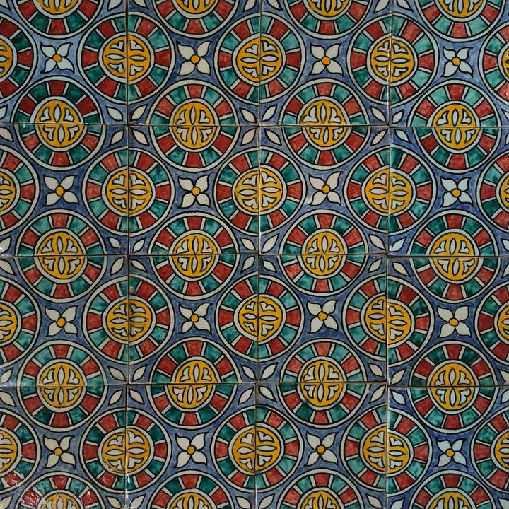 Piastrella dipinta a mano - Stile mediterraneo