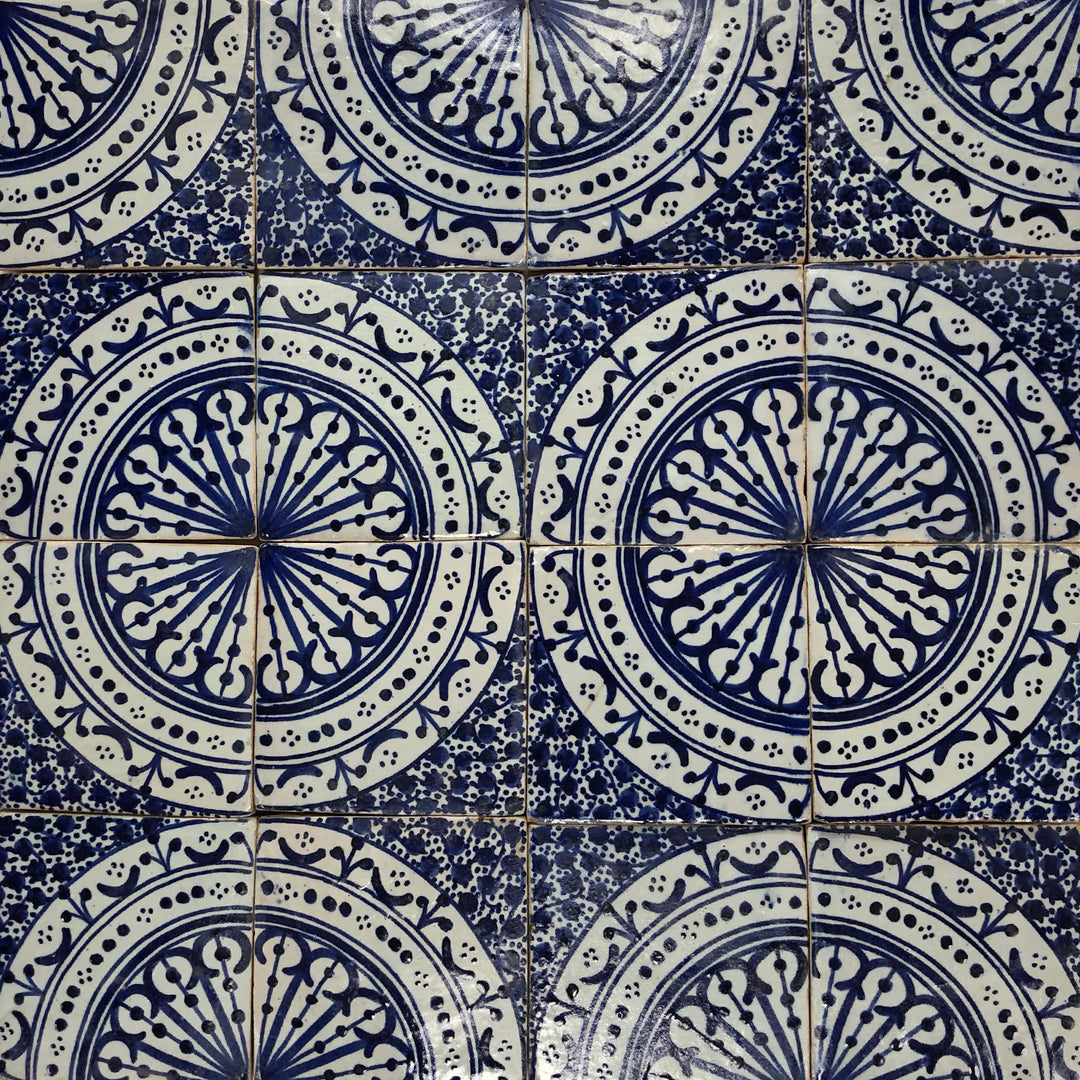 Piastrella dipinta a mano – Stile andaluso