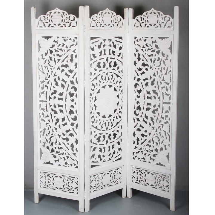 Paravento indiano in legno Faysal