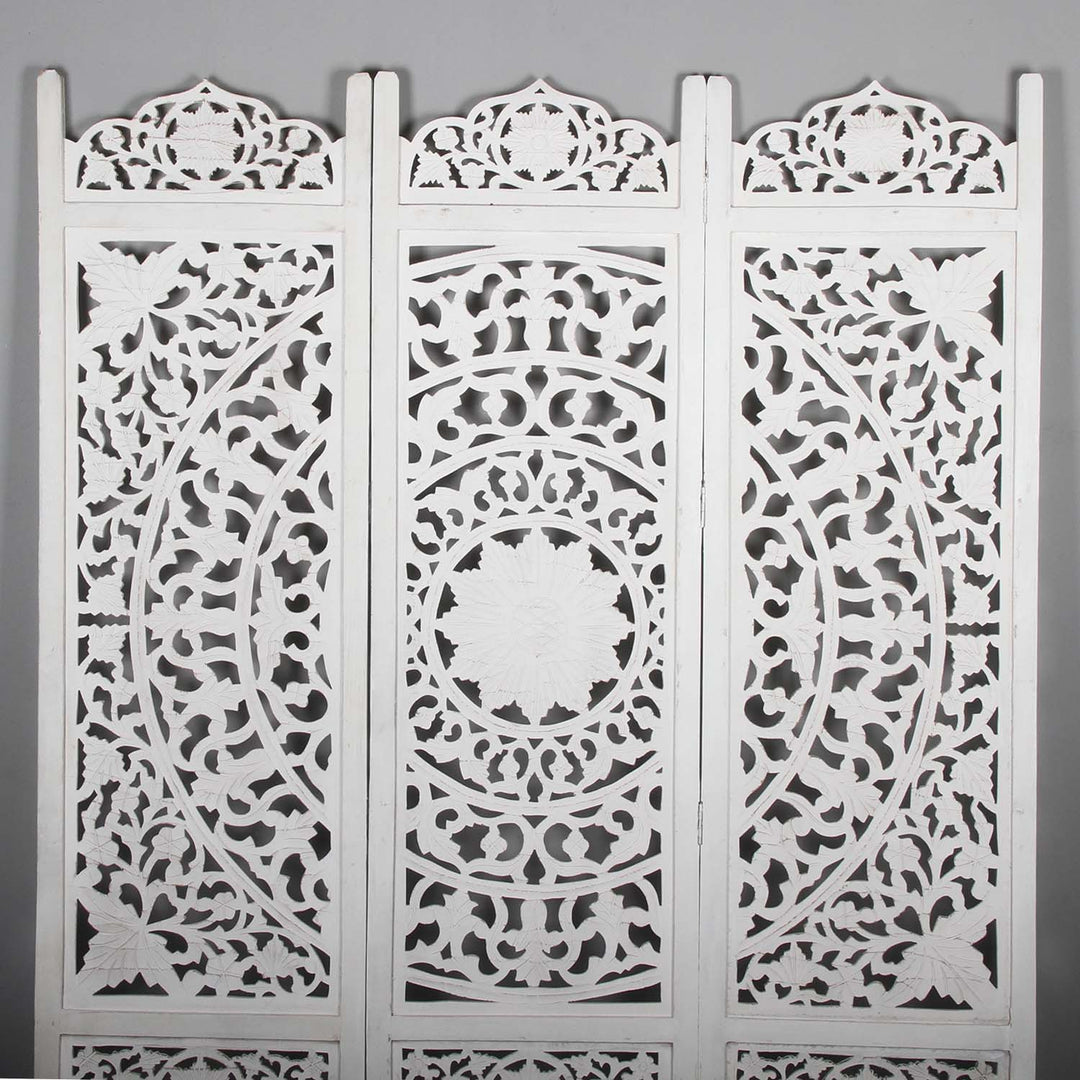 Paravento indiano in legno Faysal