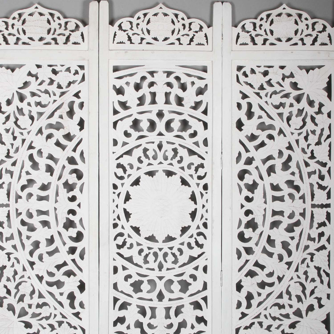 Paravento indiano in legno Faysal