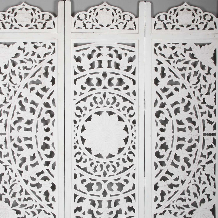 Paravento indiano in legno Faysal