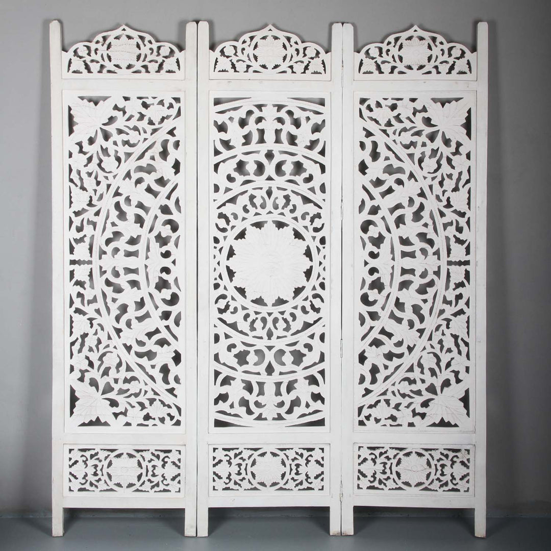 Paravento indiano in legno Faysal