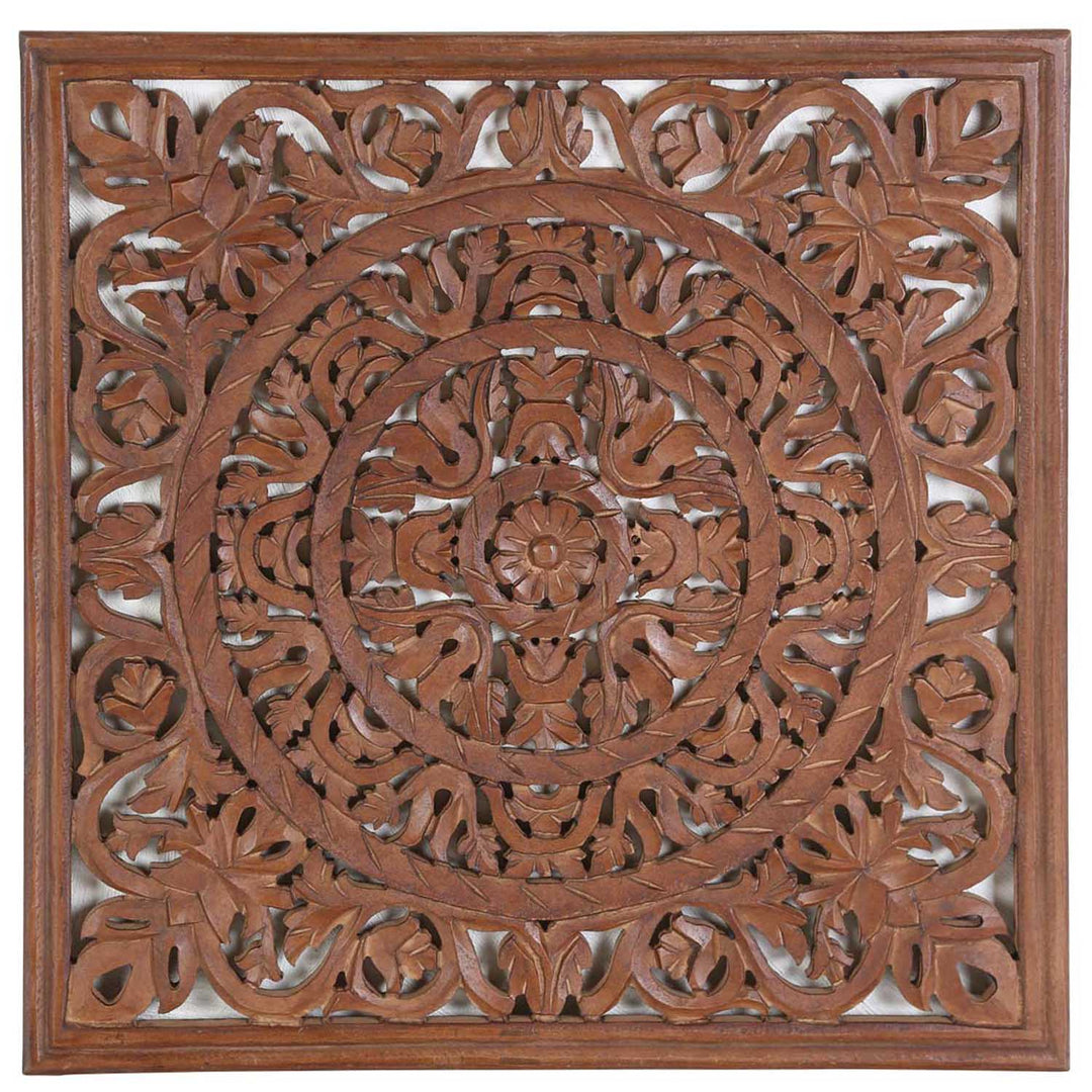 Mandala orientale in legno Lema