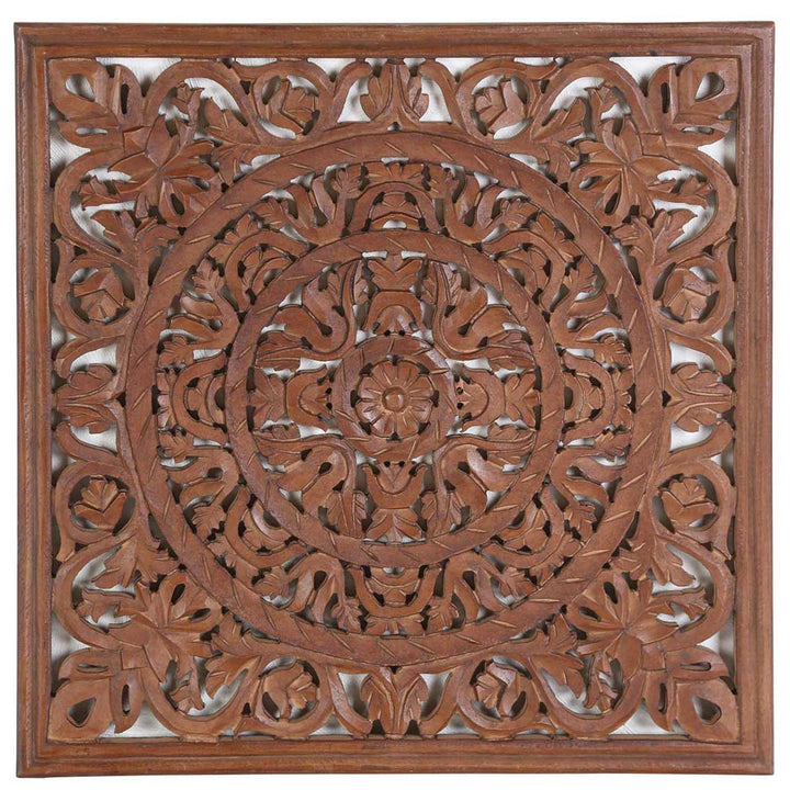 Mandala orientale in legno Lema