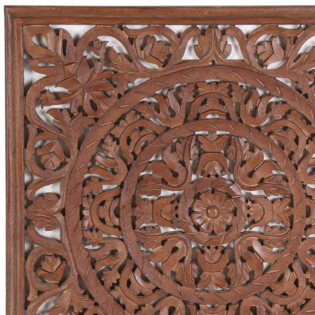 Mandala orientale in legno Lema