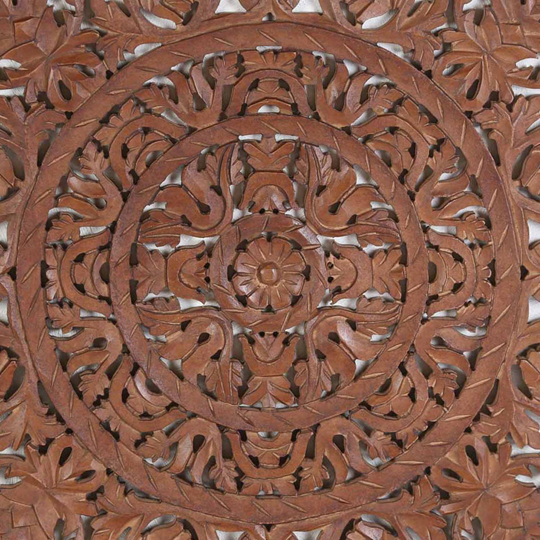 Mandala orientale in legno Lema