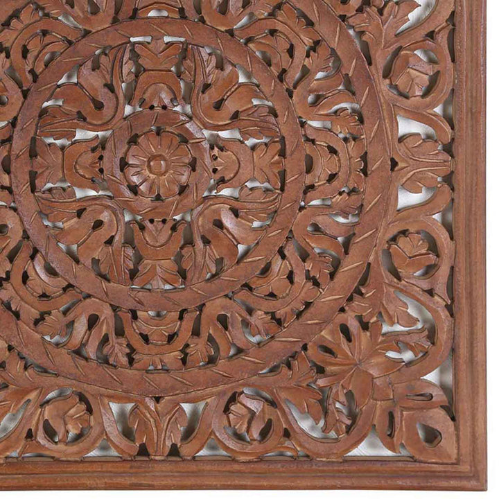 Mandala orientale in legno Lema