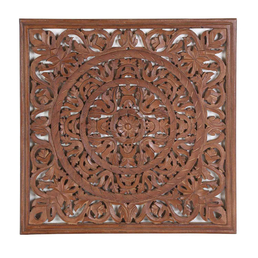 Mandala orientale in legno Lema