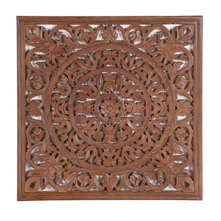 Mandala orientale in legno Lema