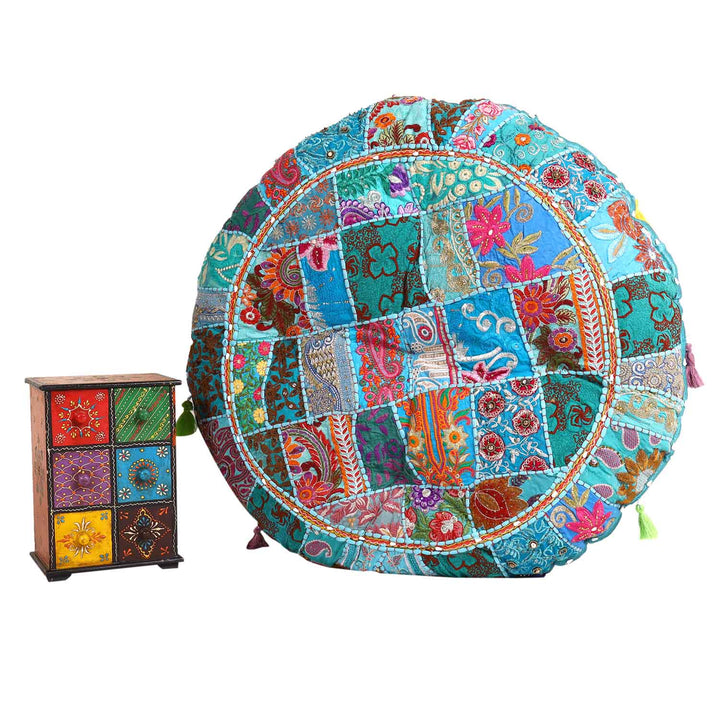 Cuscino yoga patchwork Lali grande