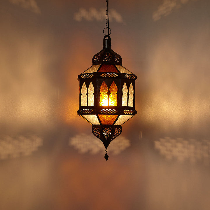 Laterne trombia Biban Gelb/Weiß