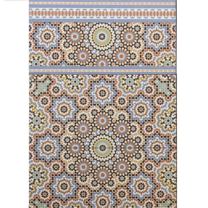 Rivestimenti marocchini 50x25 – mosaico a rosette