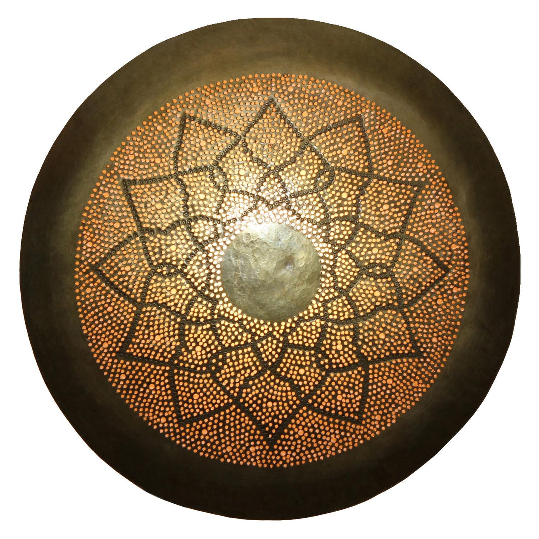 Lampada da parete Aladino in ottone