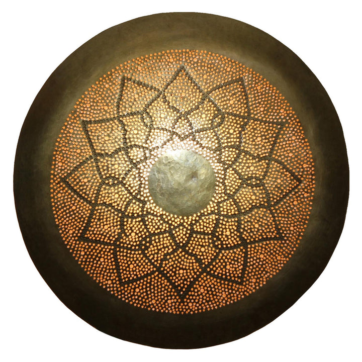 Lampada da parete Aladino in ottone