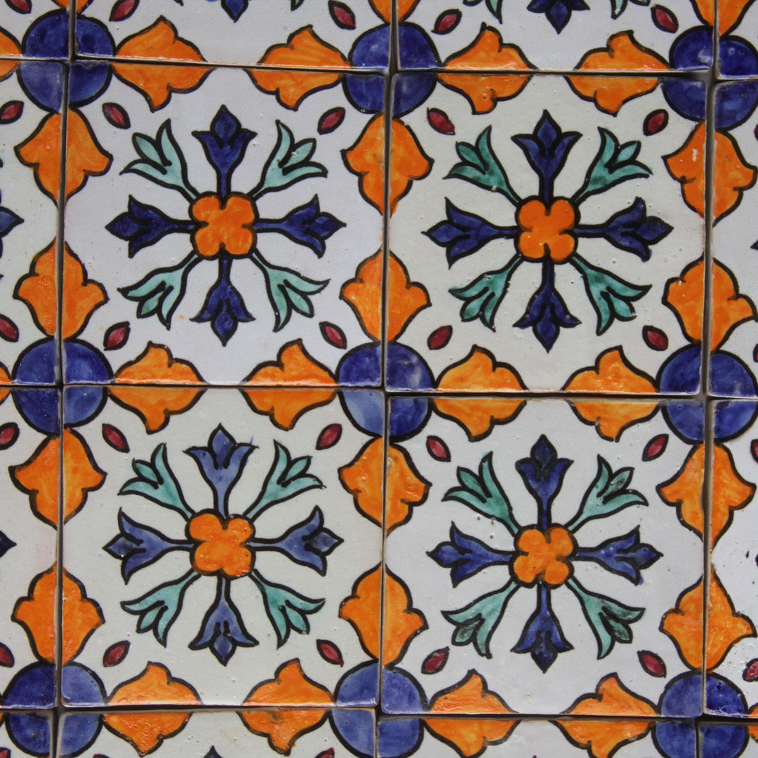 Piastrella dipinta a mano – Mediterraneo