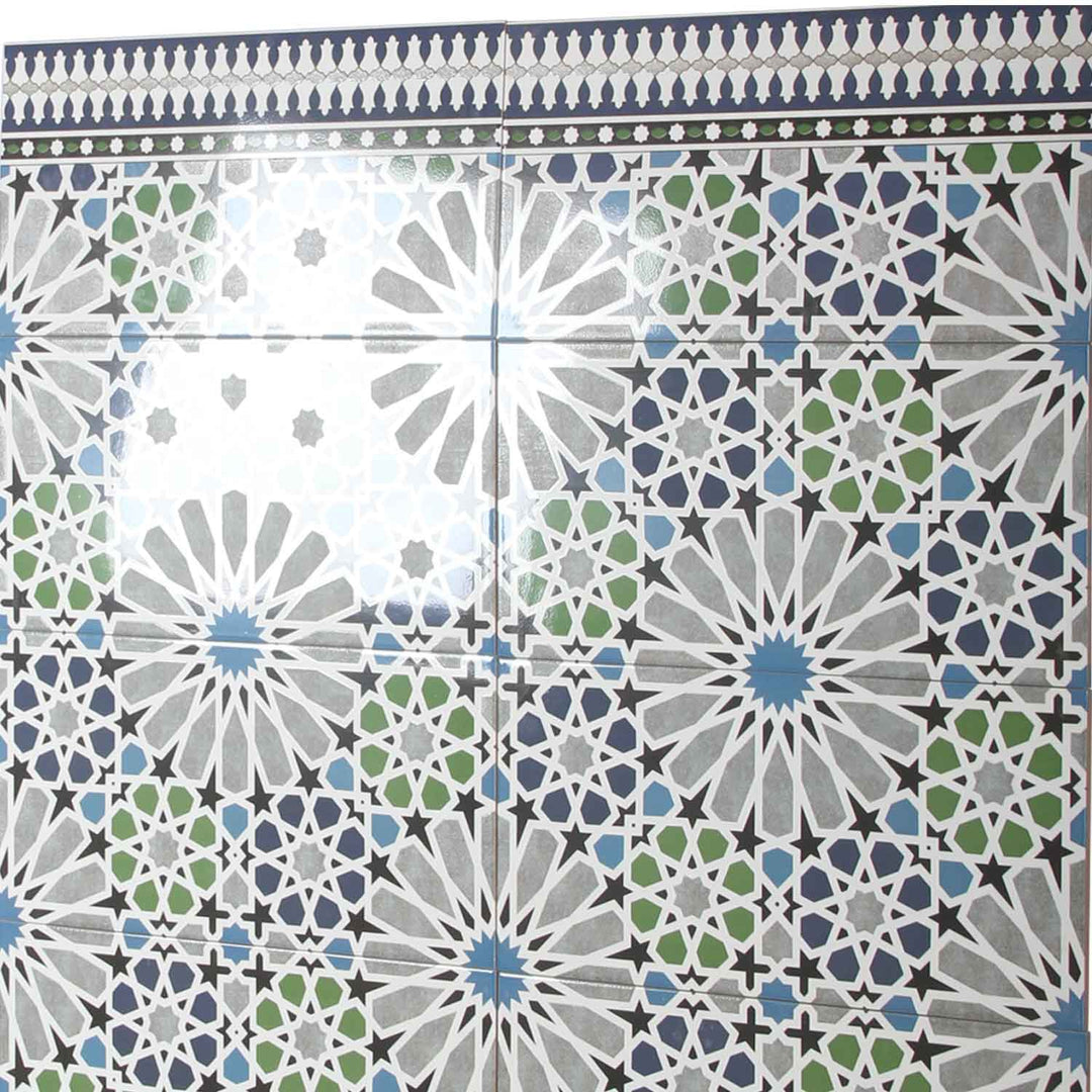 Rivestimento marocchino 50x25 cm – mosaico stella
