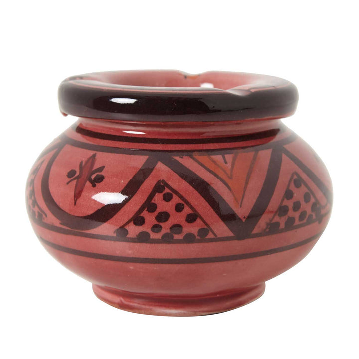 Posacenere in ceramica rosso