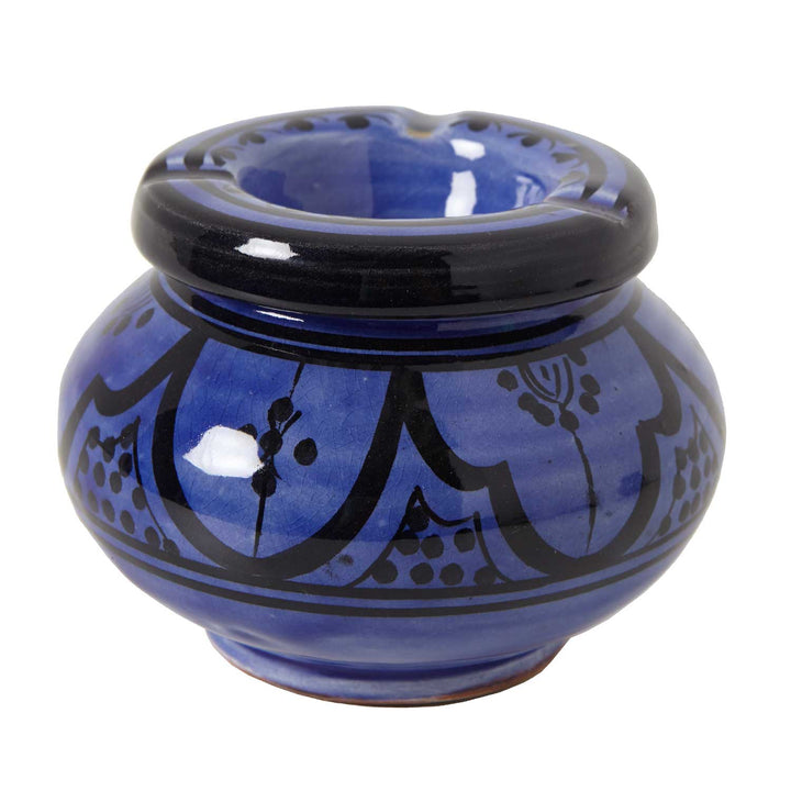 Posacenere in ceramica blu