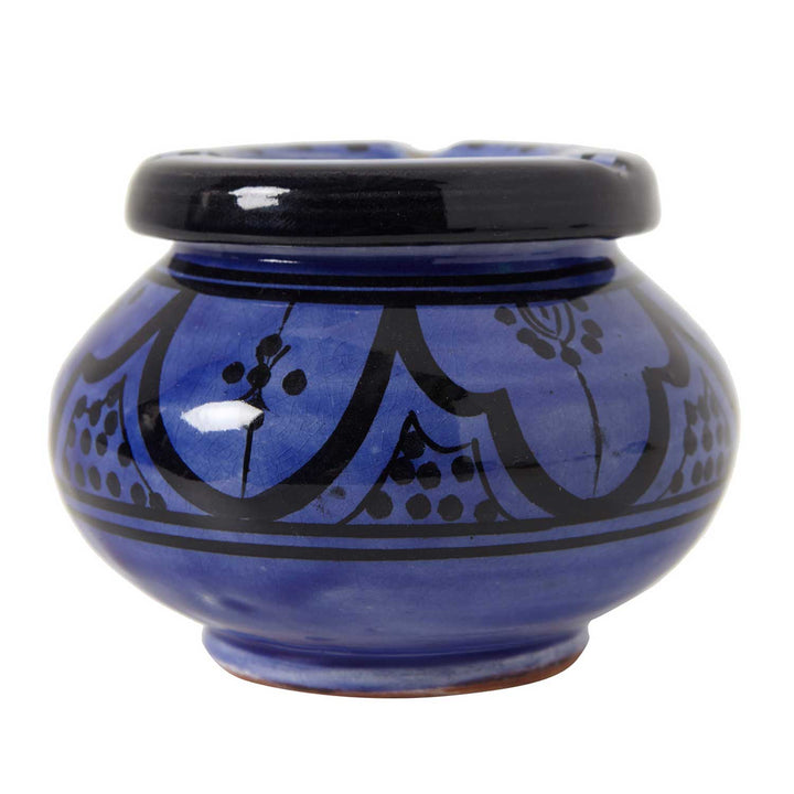 Posacenere in ceramica blu