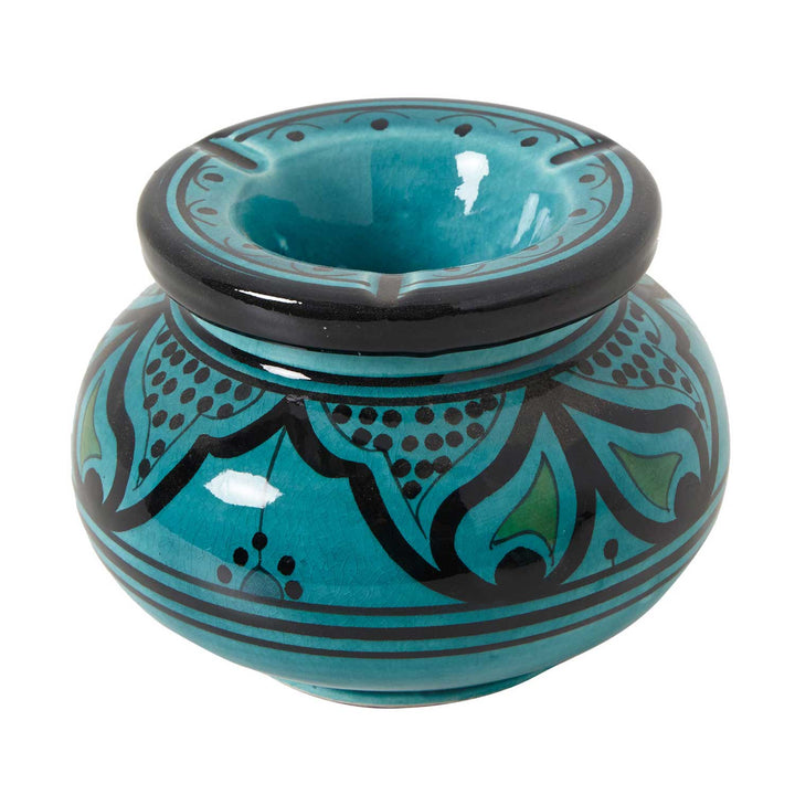 Posacenere in ceramica turchese