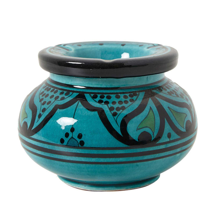 Posacenere in ceramica turchese