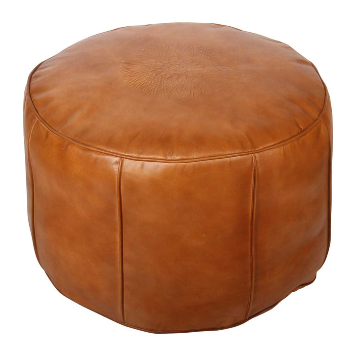 Cuscino del sedile in pelle marocchina Asli Orange