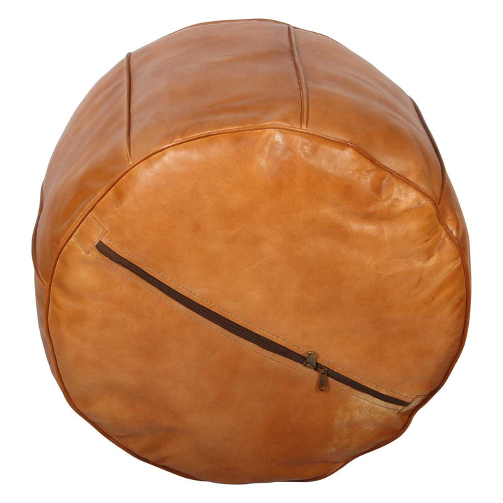 Cuscino del sedile in pelle marocchina Asli Orange