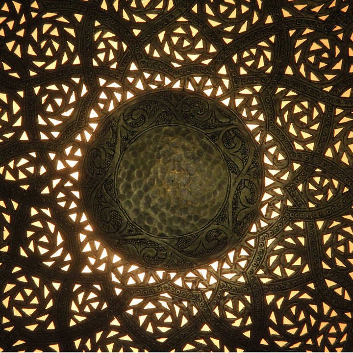 Lampada da parete in ottone Hilal 76Ø