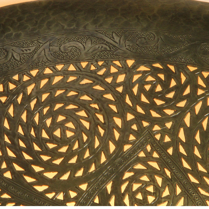 Lampada da parete in ottone Hilal 76Ø