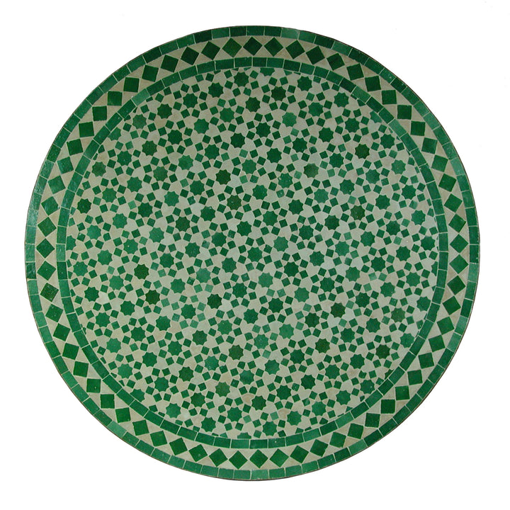 Tavolo in mosaico dal Marocco - Rotondo -M60-10