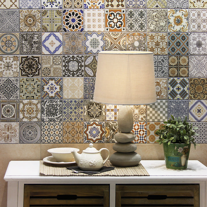 Piastrelle patchwork per pareti e pavimenti