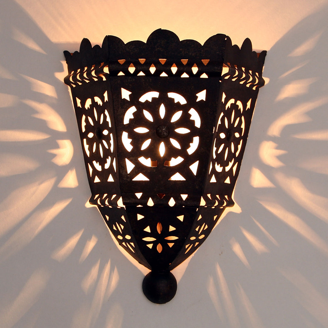 Orientalische Eisen Wandlampe EWL10