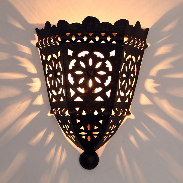 Orientalische Eisen Wandlampe EWL10