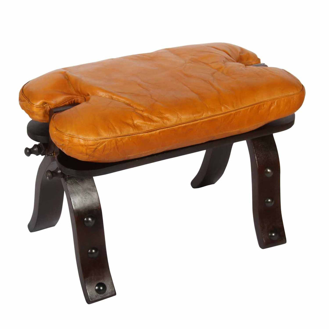 Sgabello orientale in cammello Sadia