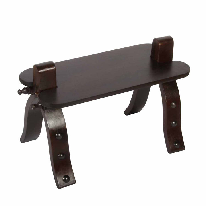 Sgabello orientale in cammello Sadia