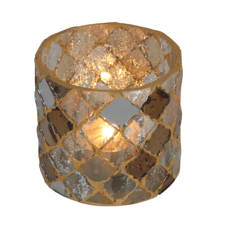 Lanterna orientale in mosaico Atene oro