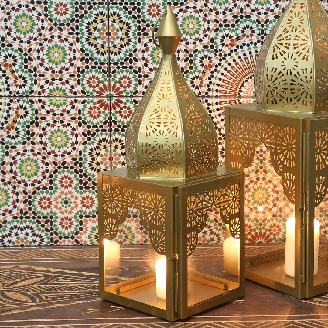 Orientalisches Windlicht Modena Gold M