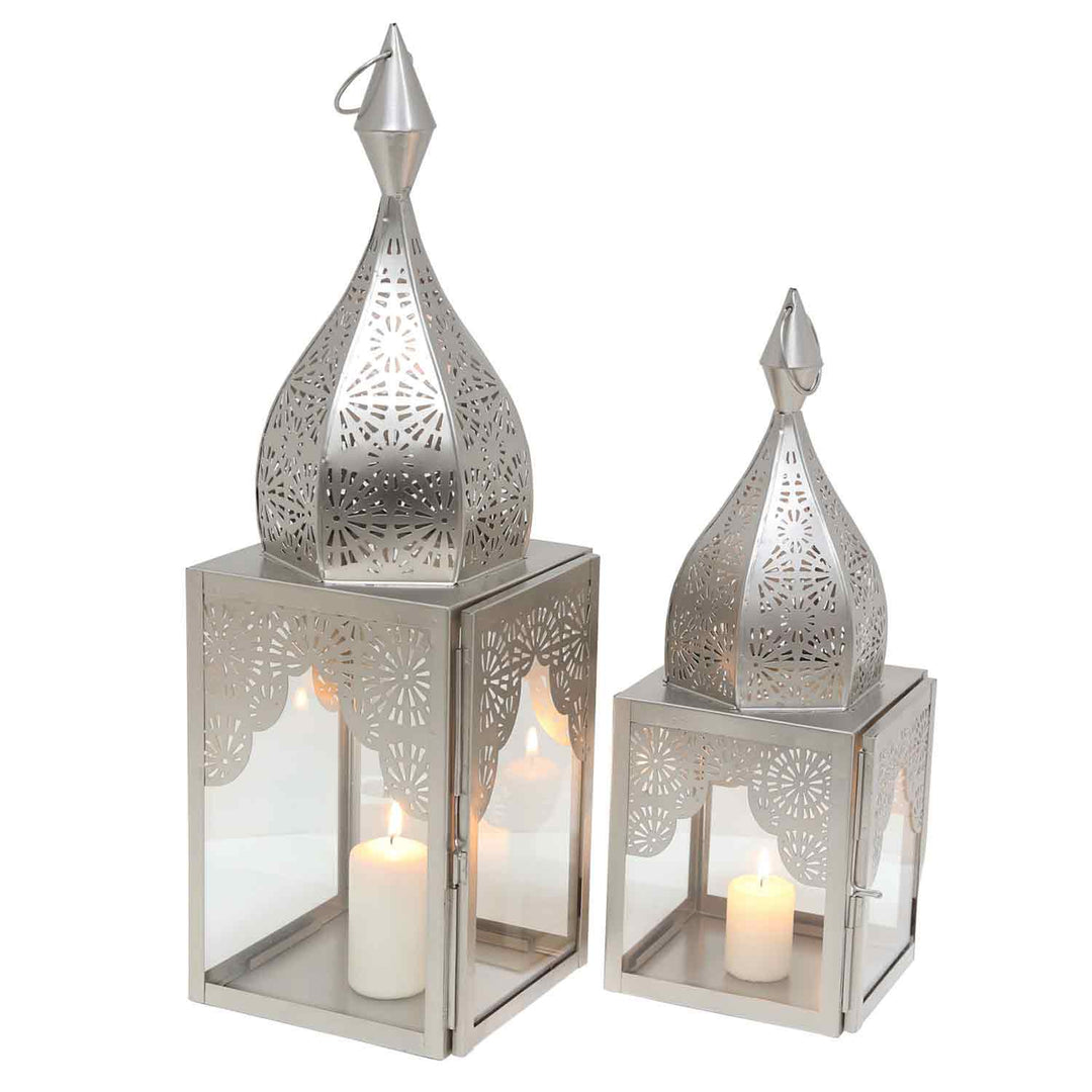 Orientalisches Windlicht Modena Silber L&M