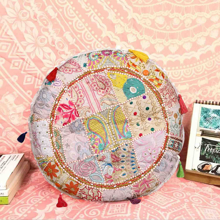 Cuscino yoga patchwork Lali medio