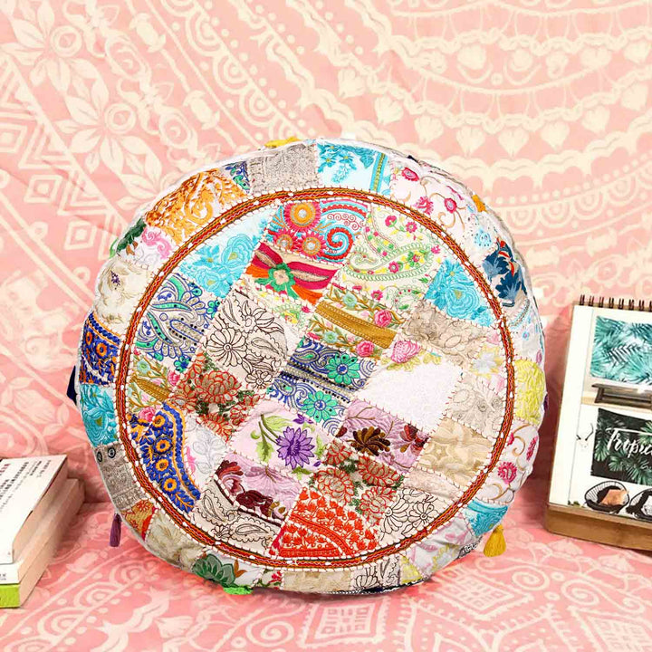 Cuscino yoga patchwork Lali grande