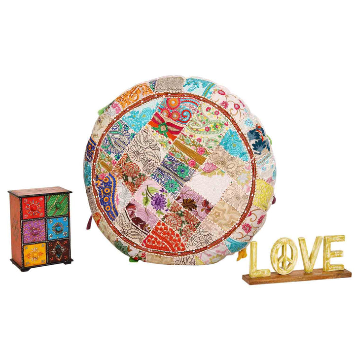 Cuscino yoga patchwork Lali grande