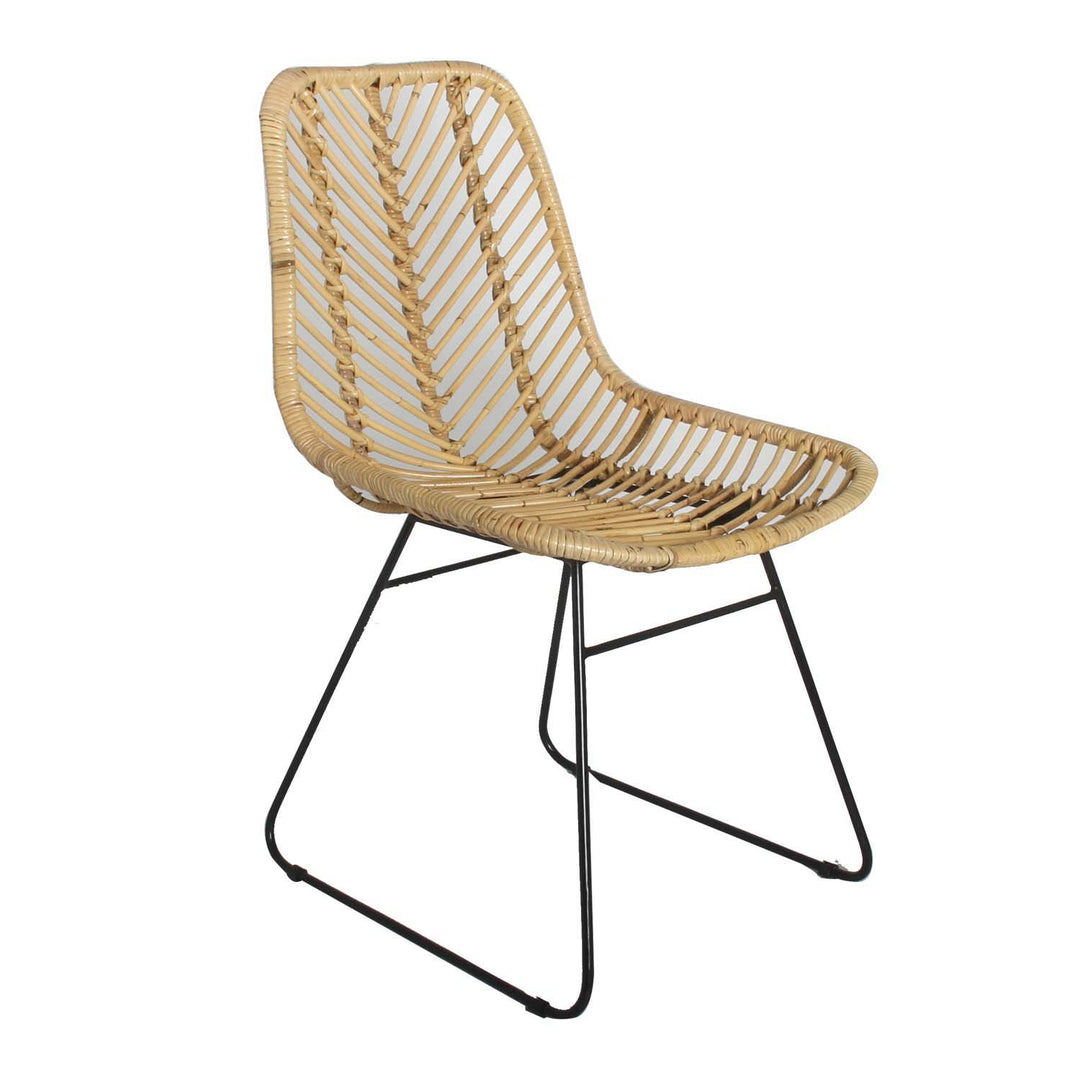 Sedia in rattan Jakarta naturale