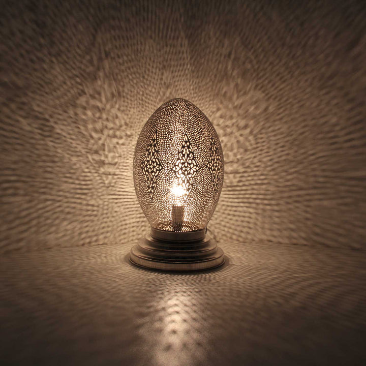 Lampada orientale in argento Marana
