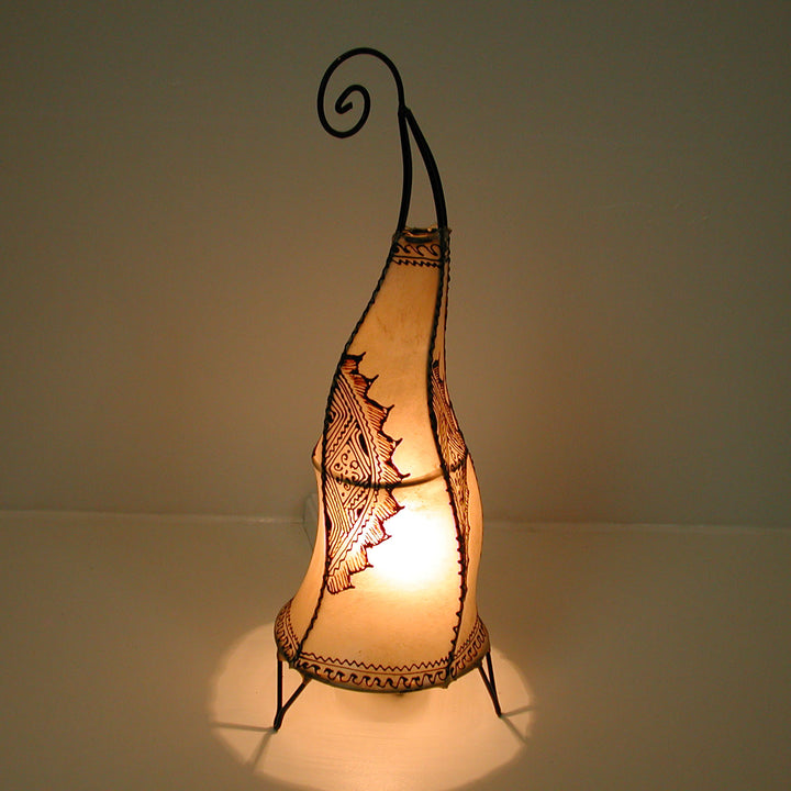 Lampada all'henné Hissan H60 Bianca
